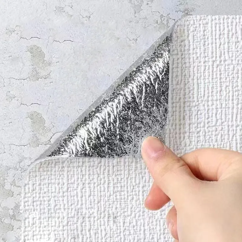 Painéis de parede autoadesivos da espuma 3D XPE da textura de pedra natural